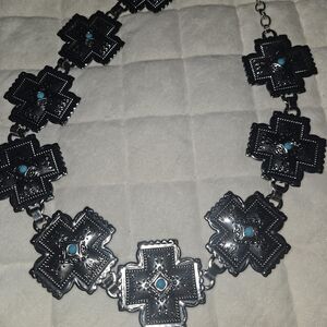 Brand New Silver Concho Belt I am a 26i